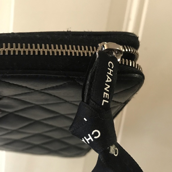 Authentic Chanel Wallet with Added Chain - Comes with Box and Card - Picture 8 of 16